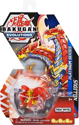 Bakugan Evolutions, Nillious with Nano Riptide and Chrysalin Platinum Power