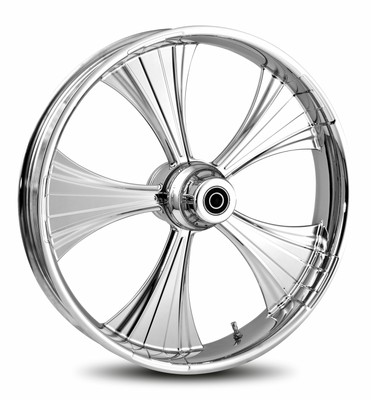 RC Components Chrome Helo 21'' Front Wheel & Tire Harley 07-16 FL Softail
