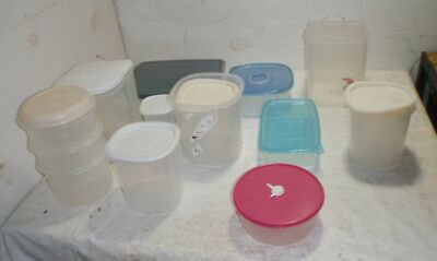 Large Lot Of Tupperware Ziploc Food Storage Containers