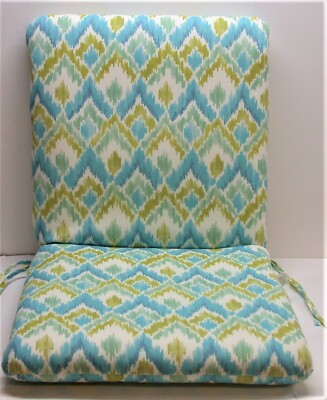 Mill Creek  Outdoor Patio Club Chair Cushion ~ Sainbury Oceania 19 x 46 x 5 NEW