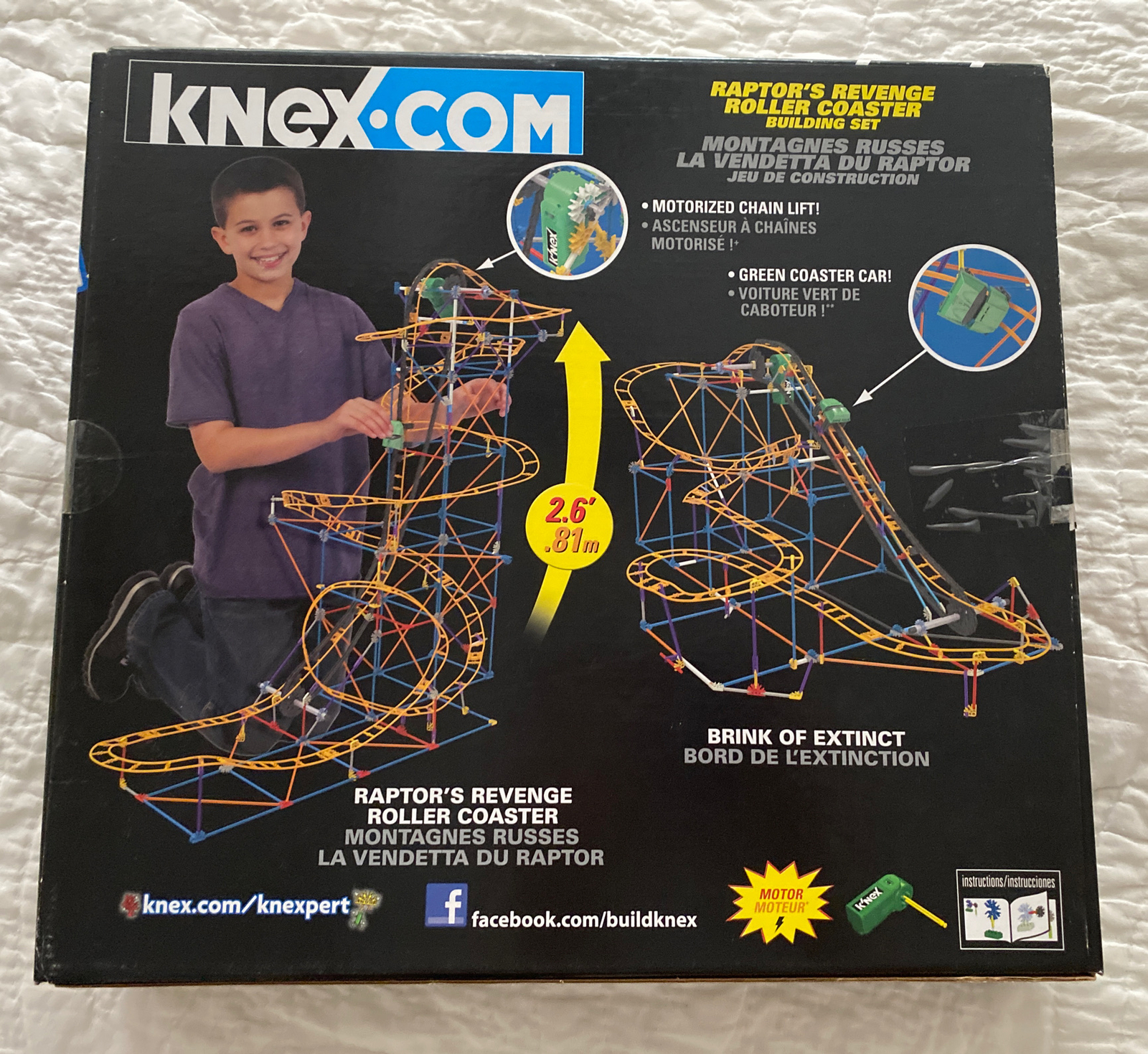 knex raptors revenge roller coaster