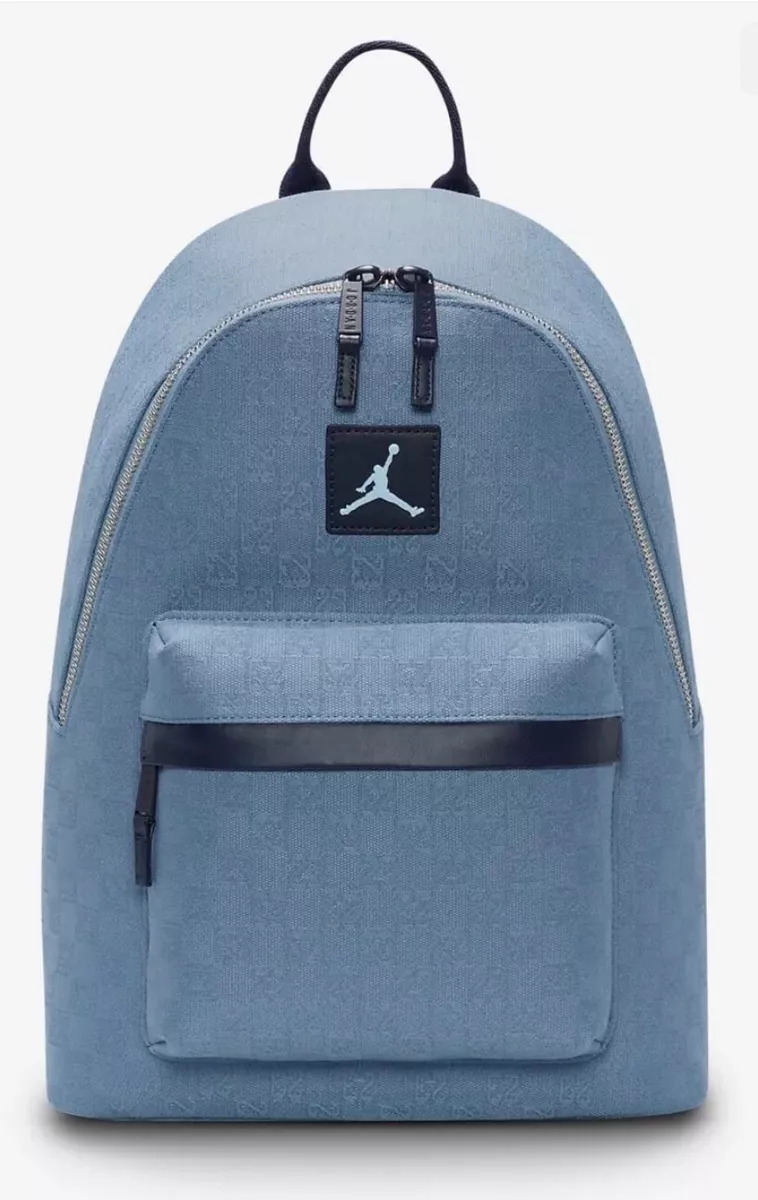 Jordan Monogram Backpack in Blue/Chambray