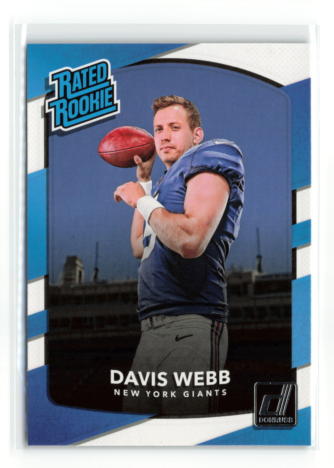 DAVIS WEBB #348 RC 2017 PANINI DONRUSS GIANTS ROOKIE RC