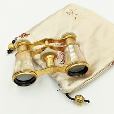 Antique Opera Glasses Mother Of Pearl Made in France