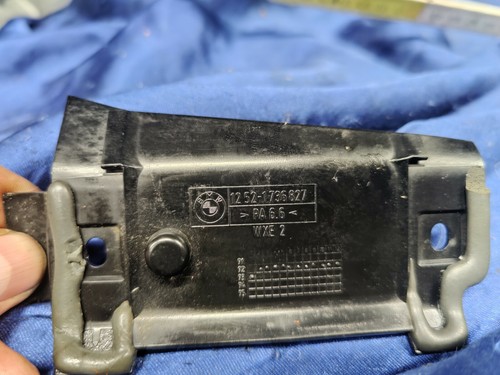 BMW e34 E32 Kunststoff Schwarz Abdeckung Rand Motorraum Black Plastic Cover Trim