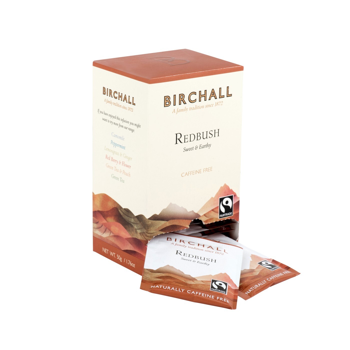 Birchall Redbush Enveloped Tea Bags 6 x 25