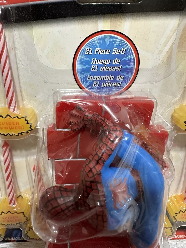 Juegos de adornos para pasteles de velas Wilton Marvel Spider Sense - 1 juego Foto 4 de 4