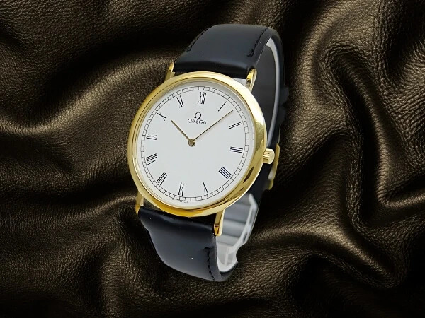 OMEGA De Ville Ref.MD 195.0076-2 Cal.1378 GF/SS ROUND WHITE DIAL