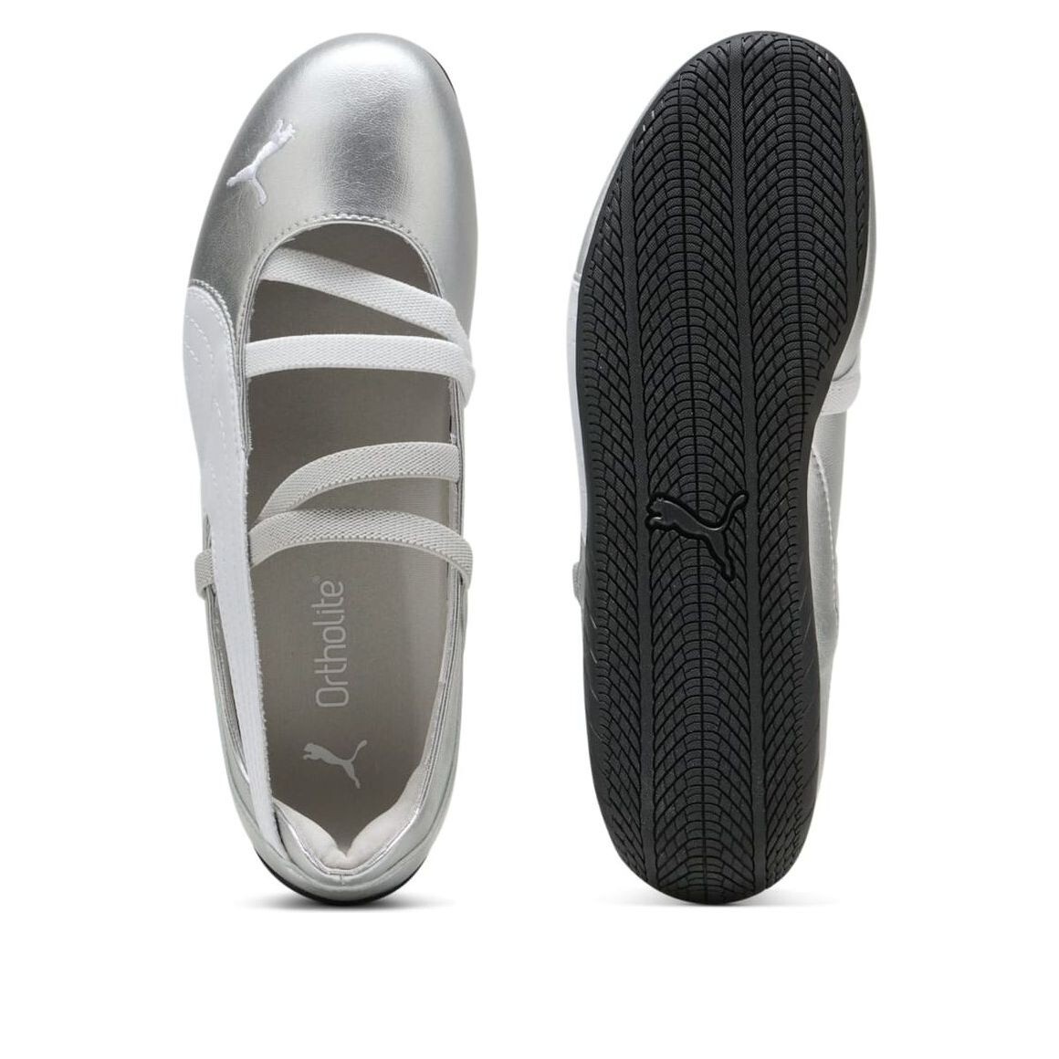 Size 6.5 - PUMA Speedcat Ballet Metallic - Silver W for sale