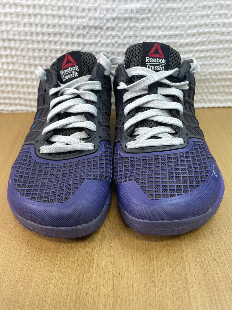Reebok CrossFit CF74 Black Blue Training Shoes Sneakers