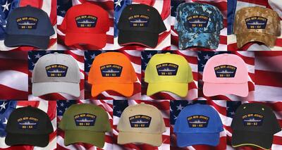 USS NEW JERSEY HAT PATCH NAVAL NAVY GIFT  GIFT VETERAN  USA WOW