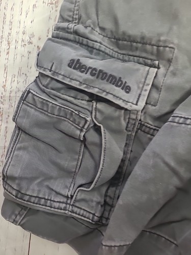 VINTAGE AMBERCROMBIE & FITCH BOYS CARGO SHORTS SIZE 16 HEAVYWEIGHT - Picture 19 of 21