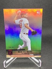2022 Panini Chronicles Elite Baseball Purple #4 REID DETMERS 10/49 Angels