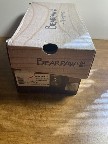 Bearpaw Brooklyn - Kinderrutschensandale Stein - 5 US Jugend Medium - Bild 5 von 5