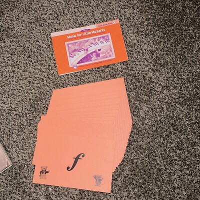 h3-Alfred's Music for Little Mozarts: Flash Cards Level 1 Piano Notes & Symbols