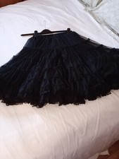 50s style Rock And Roll Full Petticoat/Skirt  12 -14 UK Blue