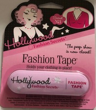 Hollywood Fashion Secrets Fashion Tape Flat Pack- 36 strips- New Free Fast Ship 