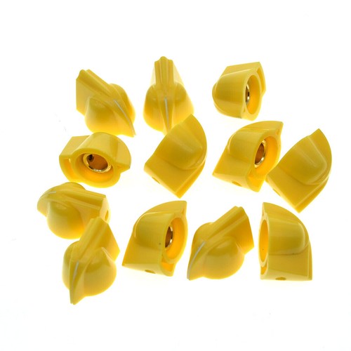 12-Pack 1/4" Vintage Raised Mini Chicken Head Knob AMP Effect Pedal Pots Knobs - Picture 36 of 49
