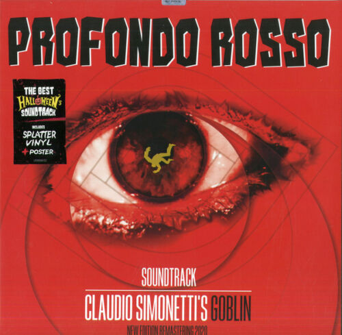 CLAUDIO SIMONETTI'S GOBLIN "PROFONDO ROSSO" lp splatter vinyl nuovo