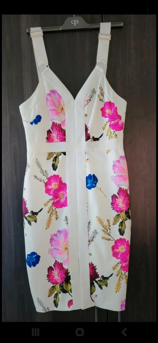 Amylia Berry Ted Baker Sundae Dress Ted Baker Berry Sundae Dress Sales