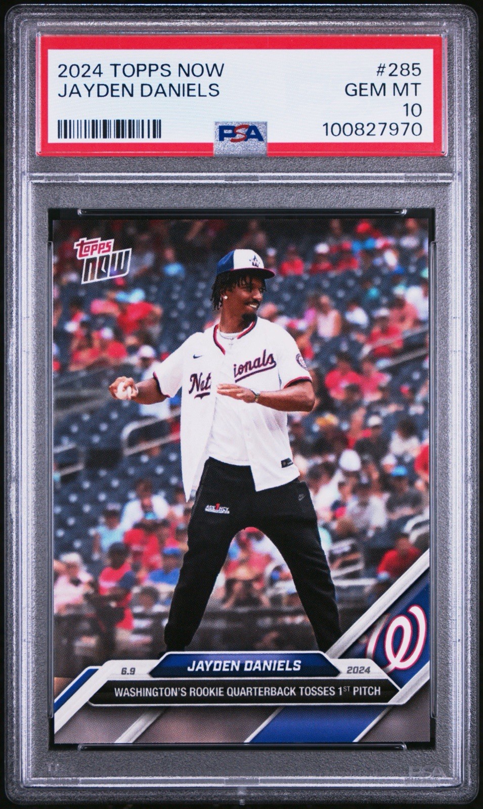 Jayden Daniels Topps Now Rookie Campaign #10 Base