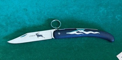 Cold Steel Kudu Folding Knife 4.25'' Steel Blade Black Zytel Handle Pull Ring
