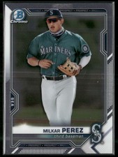 2021 Bowman Draft #BDC-117 Milkar Perez Chrome