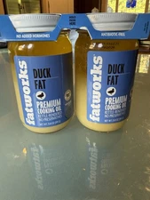 Fatworks Duck Fat Premium Cooking Oil Kettle Rendered No Preservatives Pack Of 2