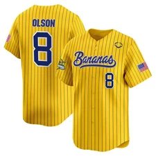 Olson Bananas Jersey Baseball Bananas Ball Yellow Jersey Gifts For Lovers BTT456