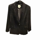 Lili Sidonio X Molly Bracken Black Jacket Blazer & Shorts Set embellished XS — photo 5