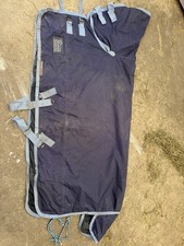 Shires Tempest Combo with neck Navy 5’6 Turnout Rug Medium Weight
