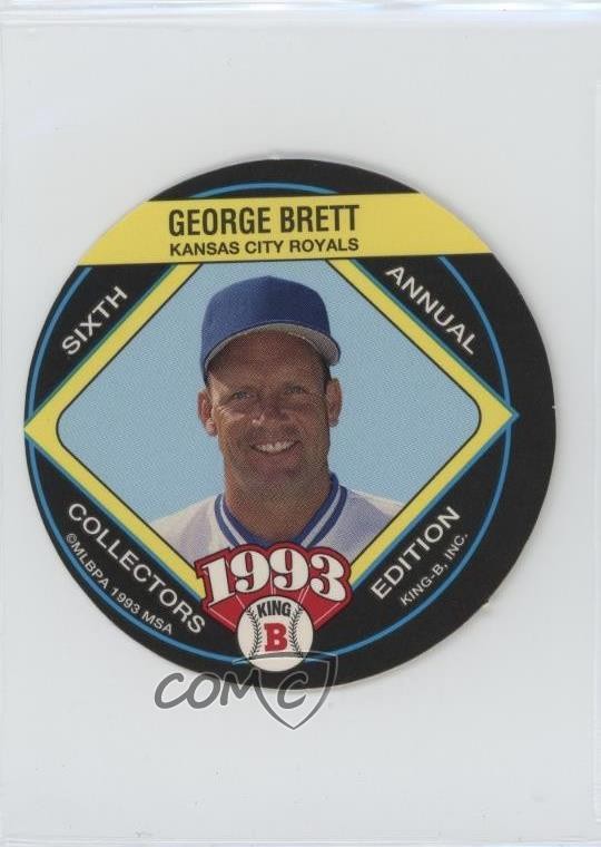 1993 King-B Collector's Edition Discs George Brett #9 HOF