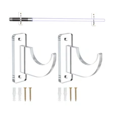 1 Set word Wall Mount Holder Acrylic Light Saber Display Rack Wall-Mounted Stand