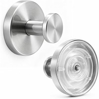 2 StüCk Saugnapf Haken Edelstahl Vakuum Haken Extra Stark Badezimmer KüChe D