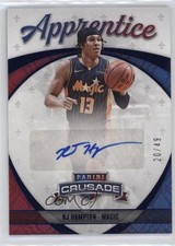 2021-22 Panini Chronicles Apprentice Signatures Blue 20/49 RJ Hampton Auto 5l1