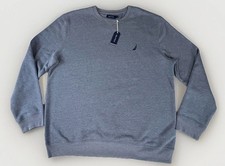 NWT Nautica Men s Crewneck Sweatshirt Pullover Blue Size 2XL