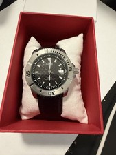 Pulsar Men's PXH299 Quartz Sport Leather Band Wristwatch MSRP $110!