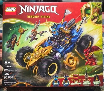 SEALED UNOPENED LEGO 71856 NINJAGO Jay's Transforming Car Building Toy 387 Pcs
