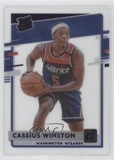 2020-21 Panini Clearly Donruss Rated Rookie Purple Cassius Winston #82 0c2