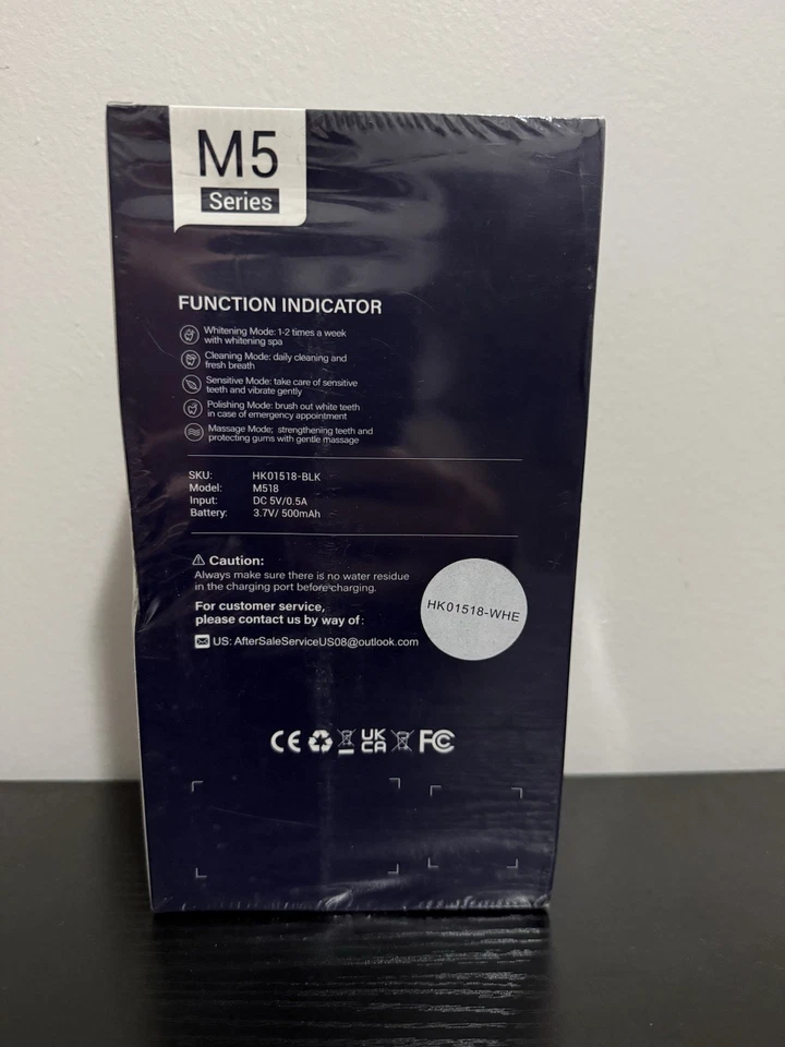 NUEVO* Cepillo de dientes eléctrico sónico USB recargable 5 modos de cepillado Foto 2 de 4