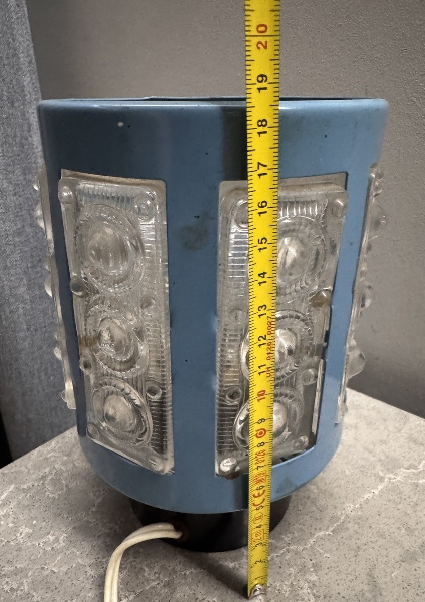 Vintage Mid-century USSR Desk Lamp Brutalist Soviet Space Age Lamp