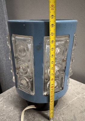 Vintage Mid-century USSR Desk Lamp Brutalist Soviet Space Age Lamp