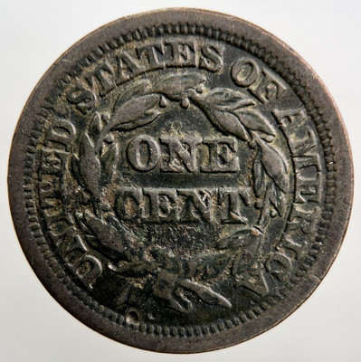 1847 USA USA Braided Hair Large 1 One Cent Coin | Fine Collectable Grade | a1501
