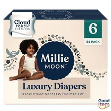 Millie Moon Luxury Disposable Diapers - Size 6 - 54ct: 33 to 45 lbs