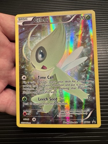 2016 Pokemon TCG Celebi XY111 XY Black Star Promos Holo Card