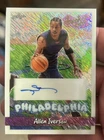 Allen Iverson 2026 Leaf Metal Sneaker Con Auto SP 21/55