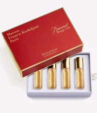 MFK Baccarat Rouge 540 Elixir Roll-On Extrait Set 4×0.14 oz  NIB Sealed