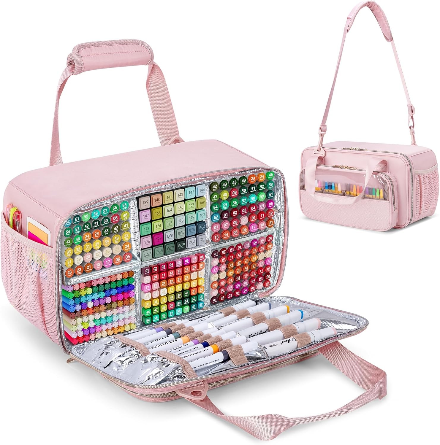 Marker Organizer Case Holding up to 216 Markers, Marker Stor