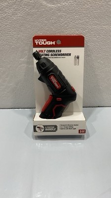 Hyper Tough 4-Volt Max Lithium-Ion Cordless Rotating Screwdriver w/Charger LED