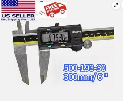 500-193-30 New Mitutoyo 300mm/6'' Absolute Digital Digimatic Vernier Caliper